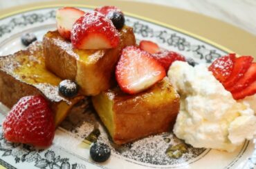French toast recipe | 프렌치 토스트 요리하기