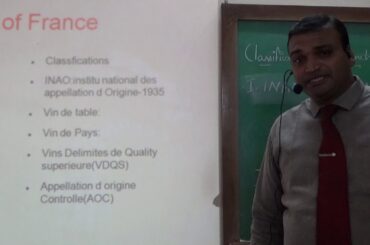 4th Semester Unit -3 French Wines of Food & Beverage Operations - Part -1