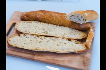 KAKO NAPRAVITI FRANCUSKI BAGET UKUSNIJI NEGO U PEKARI - FRENCH BAGUETTE HOW TO TUTORIAL