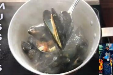 Garlic Butter - White Wine Steamed Mussels - Steamed Seafood Recipe