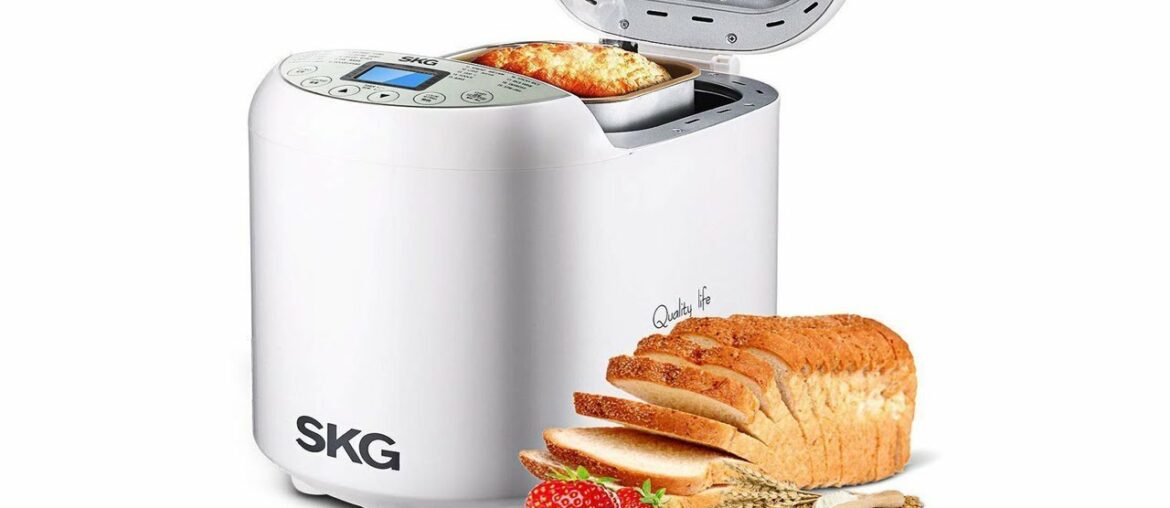 SKG Automatic Bread Machine with Recipes Multifunctional Loaf Maker -Product in pakistan