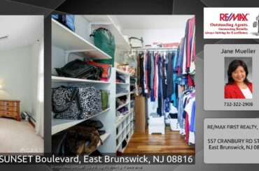 12 SUNSET Boulevard, East Brunswick, NJ 08816