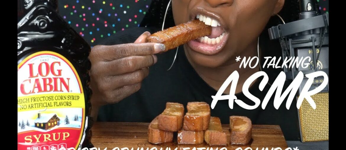 CHOCOLATE GIRL EATS: FRENCH TOAST STICKS (ASMR)