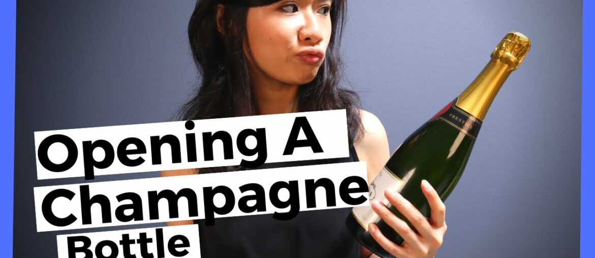 How to OPEN A CHAMPAGNE BOTTLE? +2 MYTHS on WINE ETIQUETTES.如何打開香檳瓶?及解構關於葡萄酒上的2個常見問題.(Eng Subs+中文字幕)