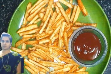 फिंगर चिप्स - Finger Chips - फ्रेंच फ्राईज - French Fries Recipe (In Marathi)