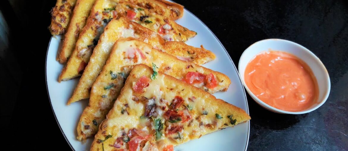 Cheese Masala French Toast Breakfast Recipe By Kitchen Side | Tea Time Recipe Cheese Masala French Toast Breakfast Recipe By Kitchen Side | Tea Time Recipe