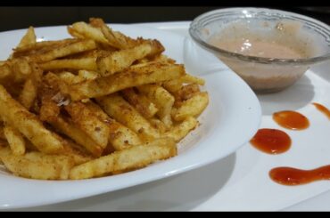 Crispy french fries with mayonnaise sauce recipe | how to make french fries by bakhtawar's kitchen