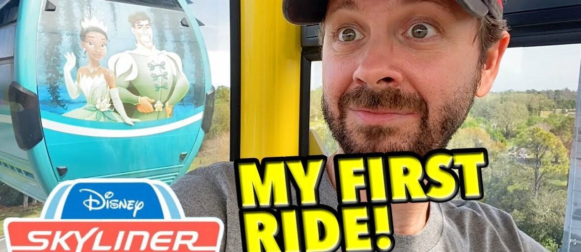 My First Disney Skyliner Ride! Featuring France Pavilion Construction + Super Awkwardness! My First Disney Skyliner Ride! Featuring France Pavilion Construction + Super Awkwardness!