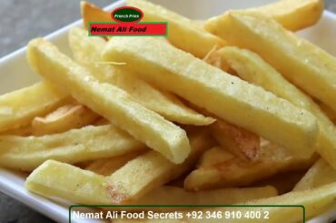 How to Make Crispy French Fries Recipe | Homemade Perfect French Fries Recipe | Nemat Ali Food Secre