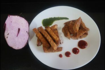 Purple Yam / Kand Masala French Fries / Secret Masala Recipe