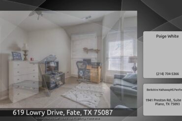 619 Lowry Drive, Fate, TX 75087