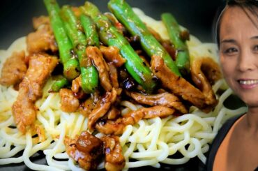 Pork & French Beans in Black Bean Sauce | Chinese Style Cooking Recipe