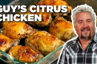 Guy Fieri Makes His Citrus Chicken Recipe | Food Network