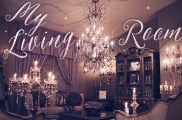 Living Room Makeover and Tour - Renter-Friendly Whimsical and French