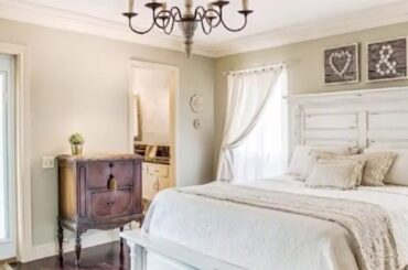 LALUZ French Country Chandelier Farmhouse Handmade Wood 6 Lights for Dining, Bedroom, Living Ro