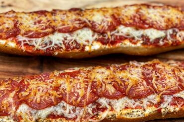 Easy Pepperoni French Bread Pizza | Quarantine Recipes