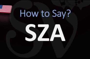 How to Pronounce SZA? (CORRECTLY)