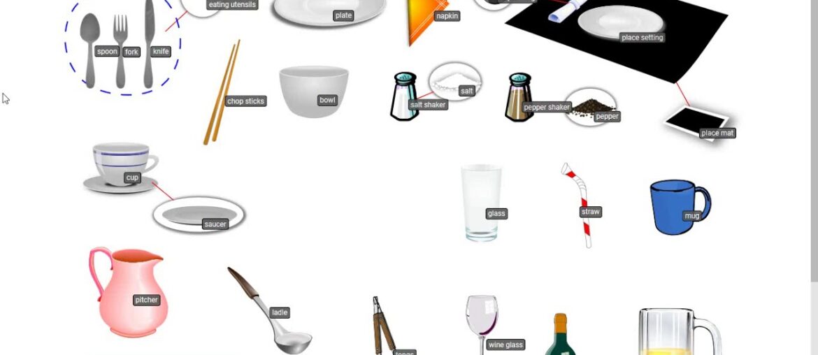 dining room in French 🍽🍛(22)اتاق غذا خوری  در فرانسه