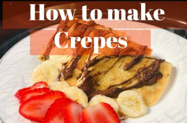 How to make crepe| easy crepes recipe |french crepes easy and fast