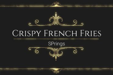 Crispy French Fries Recipe / Tamil / SPrings