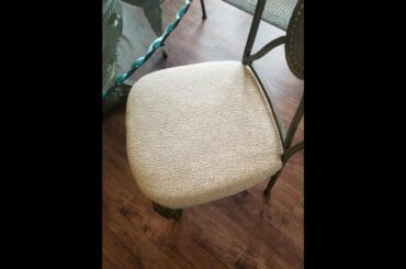 HOW TO CLEAN Fabric Dining Room CHAIRS w/ Baking Soda & Dawn   *LIVE