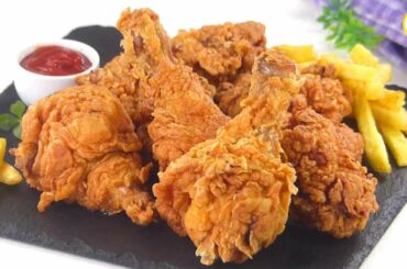KFC style Fried Chicken Recipe by Tiffin Box | Kentucky Fried Chicken, Spicy Crispy chicken fry