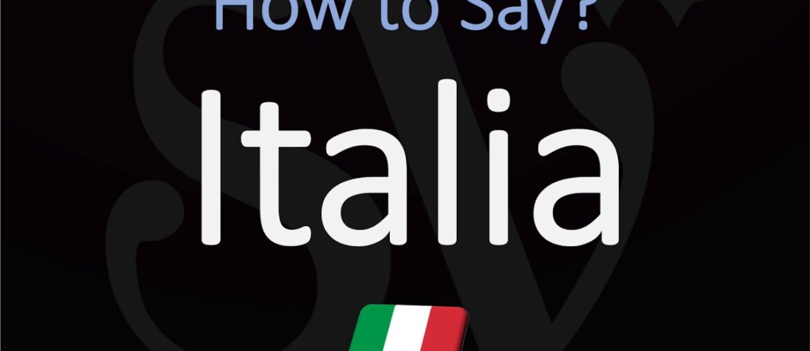 How to Pronounce Italia? (CORRECTLY) Italian for Italy How to Pronounce Italia? (CORRECTLY) Italian for Italy