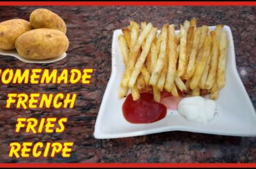 How to Make Crispy French Fries Recipe | Homemade Crispy French Fries Recipe | Finger Chips Recipe
