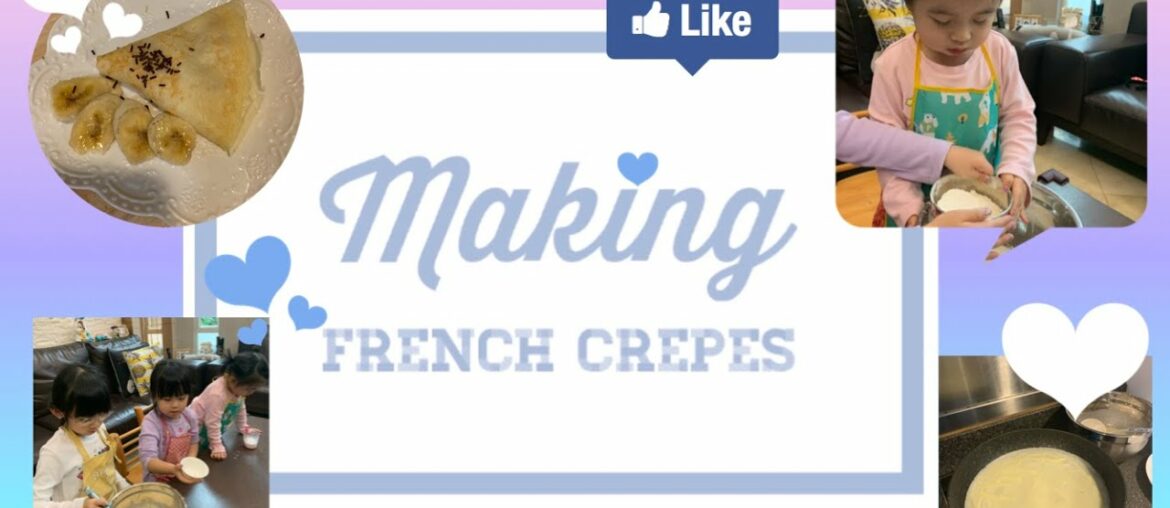 Easy french crepes recipes for kids!!!