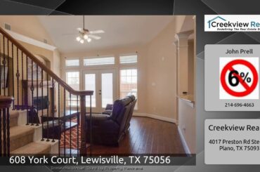 608 York Court, Lewisville, TX 75056