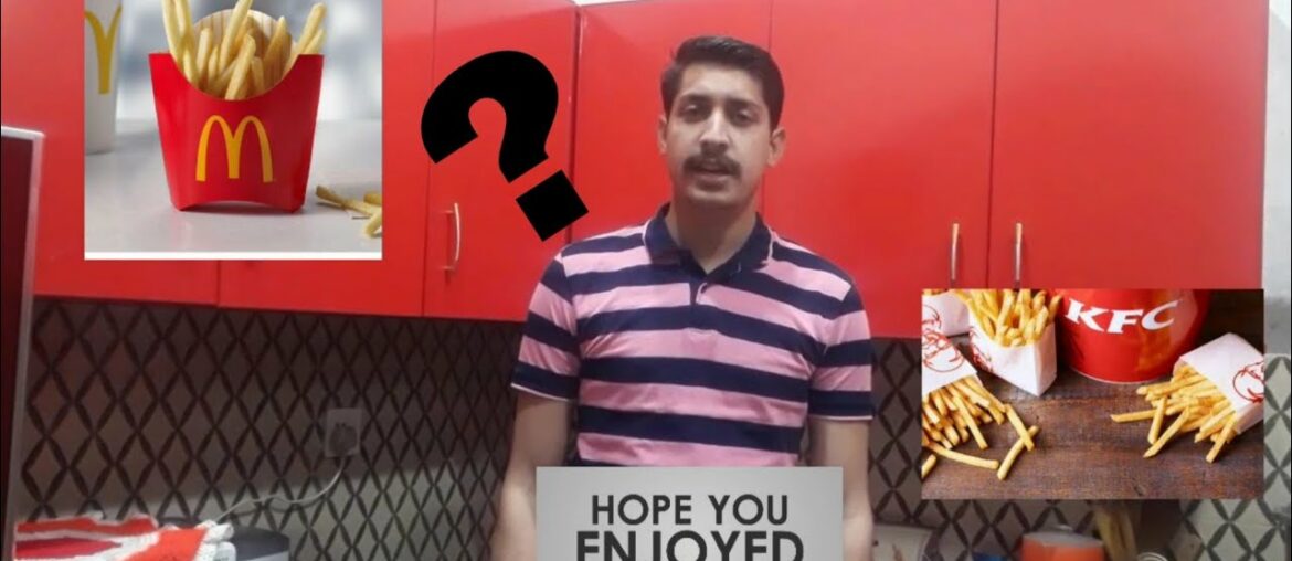 Mc Donalds & KFC Style French Fries At Home Recipe  by Akmal Cooking