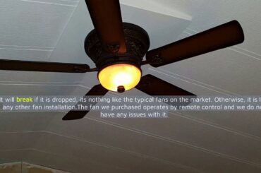 52" Ancestry Hugger Low Profile Ceiling Fan with Light LED Dimmable Remote Control French Rubbe...