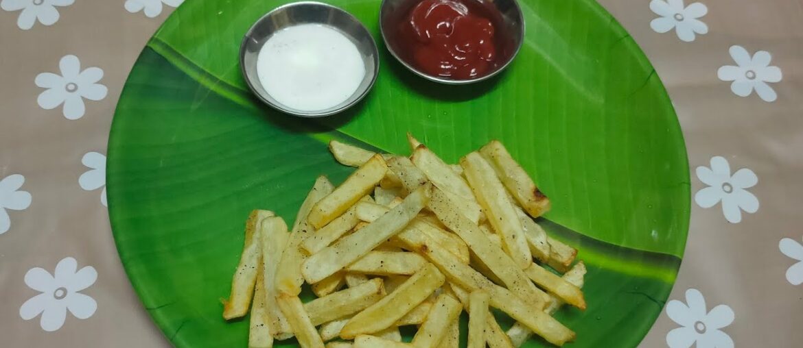 Homemade french fries recipe in tamil / crispy french fries 🍟🍟🍟