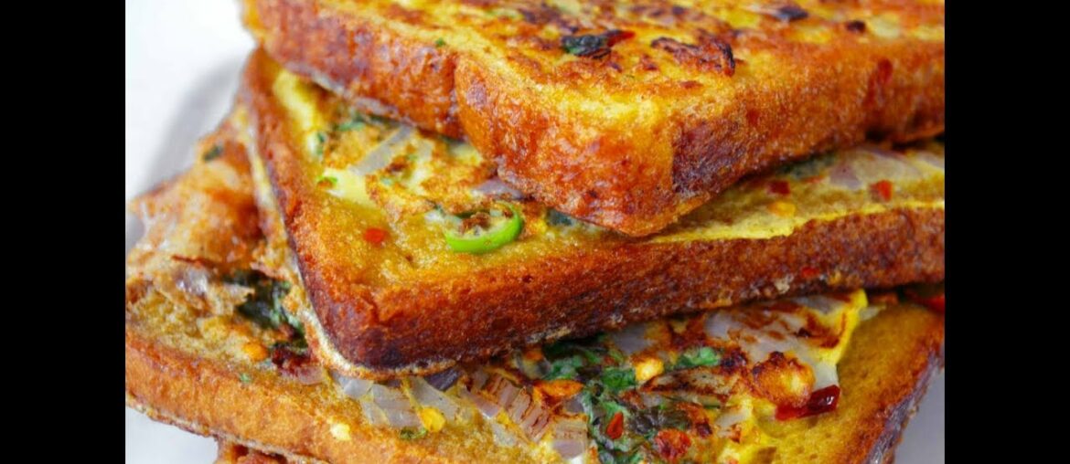 Masala French Toast Quick, Easy Spicy recipe.