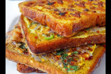 Masala French Toast Quick, Easy Spicy recipe.