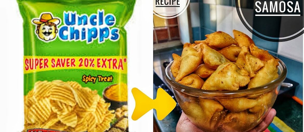 Mini Uncle Chips Samosa Recipe | Evening Snack Recipe | चिप्स समोसा स्नैक्स
