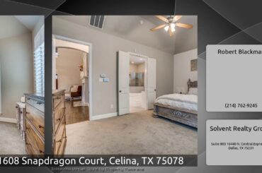1608 Snapdragon Court, Celina, TX 75078