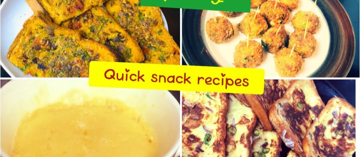 Quick snacks recipes || potato lollipop || french toast || mug cake || besan/oats toast Quick snacks recipes || potato lollipop || french toast || mug cake || besan/oats toast