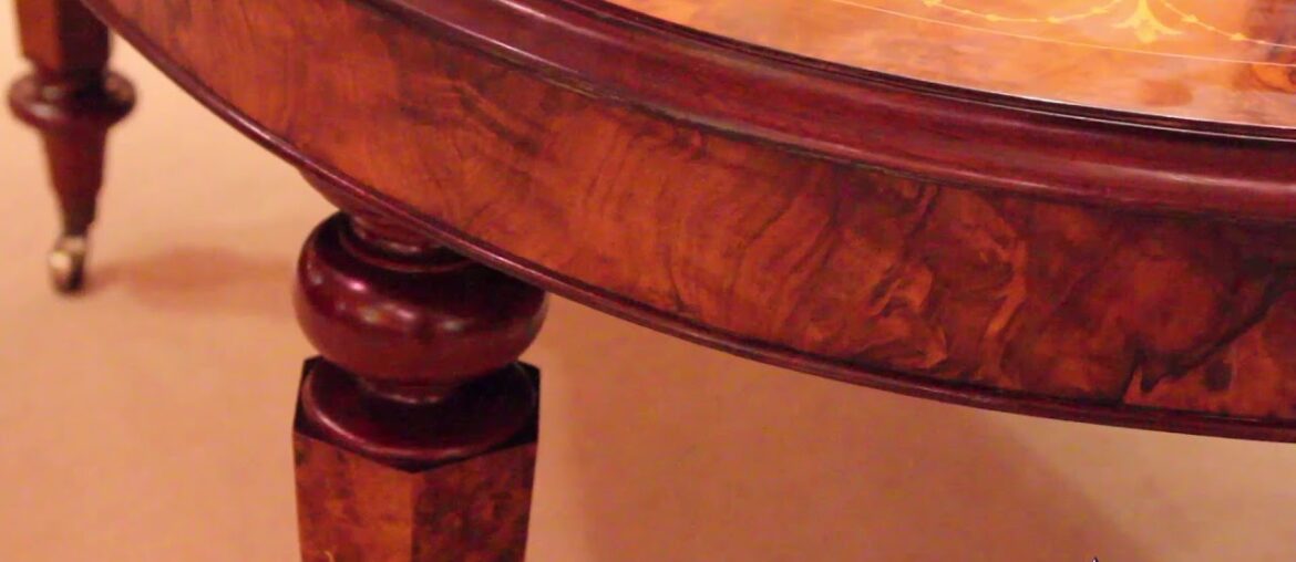 Stunning Burr Walnut Oval Marquetry Bespoke Dining Table Stunning Burr Walnut Oval Marquetry Bespoke Dining Table