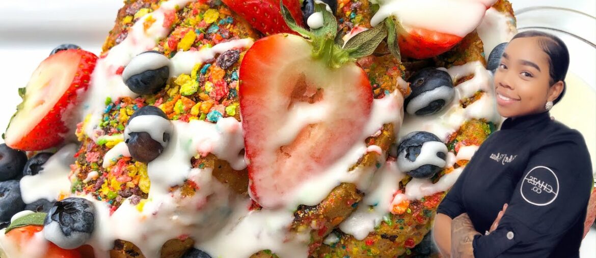 THE BEST Fruity Pebbles French Toast|How To Make French Toast Recipe| French Toast| THE BEST Fruity Pebbles French Toast|How To Make French Toast Recipe| French Toast|