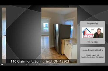110 Clairmont, Springfield, OH 45503