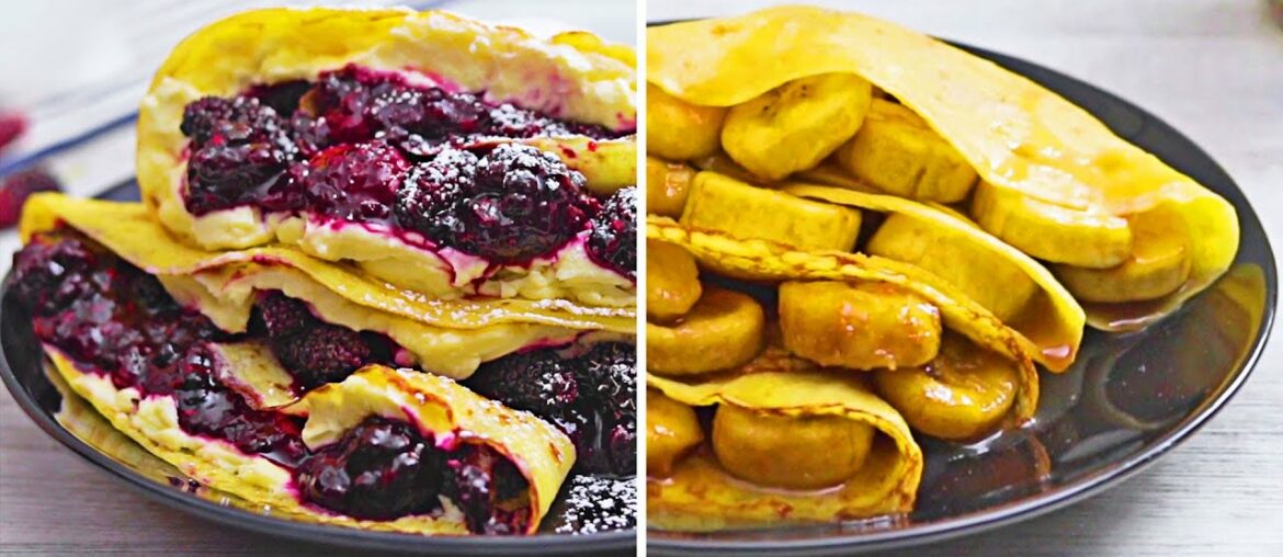 Crêpes | Crepe Recipes in French | How to make pancakes in French | Miam et Miam