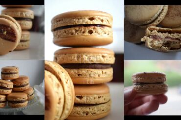 French Coffee Macarons~Fool Proof Recipe | Mocha Macarons  | Bake with Ayesha