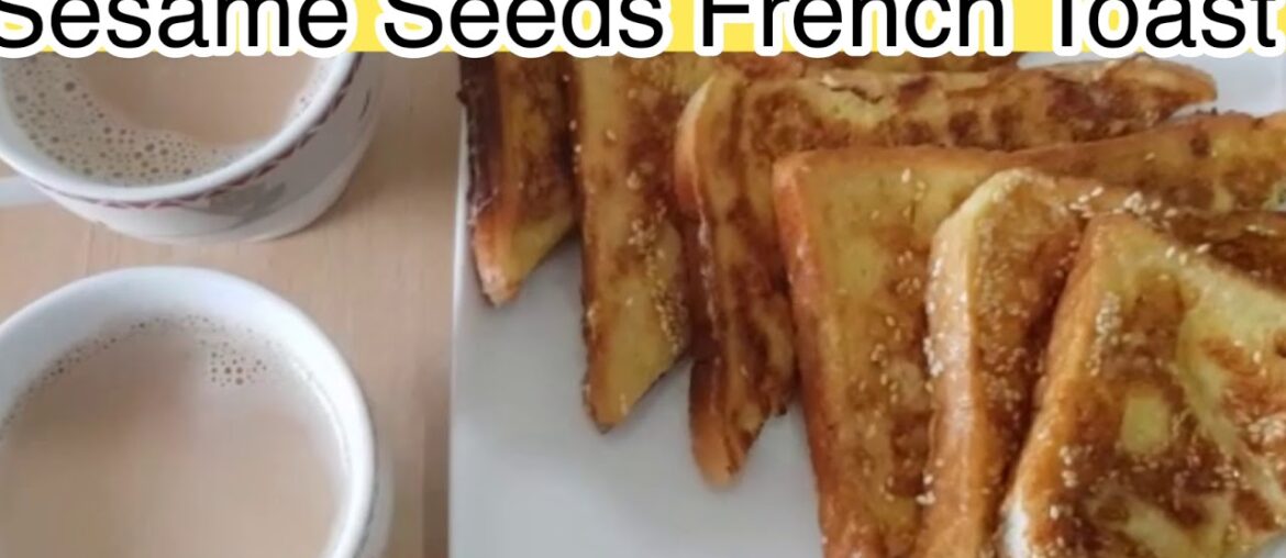 how to make Sesame seeds French Toast easy recipe