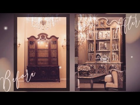 BEFORE & AFTER – French Provincial Bookcase Makeover -THRIFT FLIP DIY, How to Paint Furniture BEFORE & AFTER - French Provincial Bookcase Makeover -THRIFT FLIP DIY, How to Paint Furniture