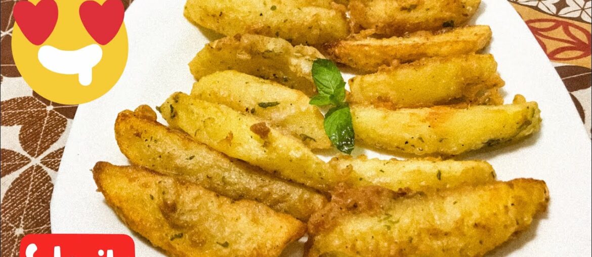 Potato Wedges Recipe | Crispy and Instant Potato Wedges | Easy Snacks Recipe | French Fries Recipe