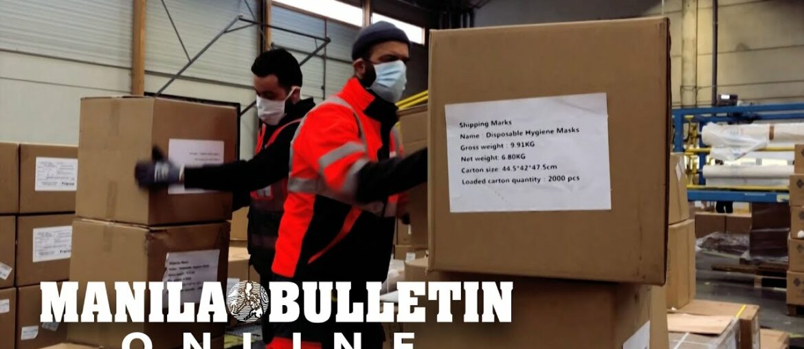 Coronavirus: 5 5m masks arrive in Paris on Air France flight from China