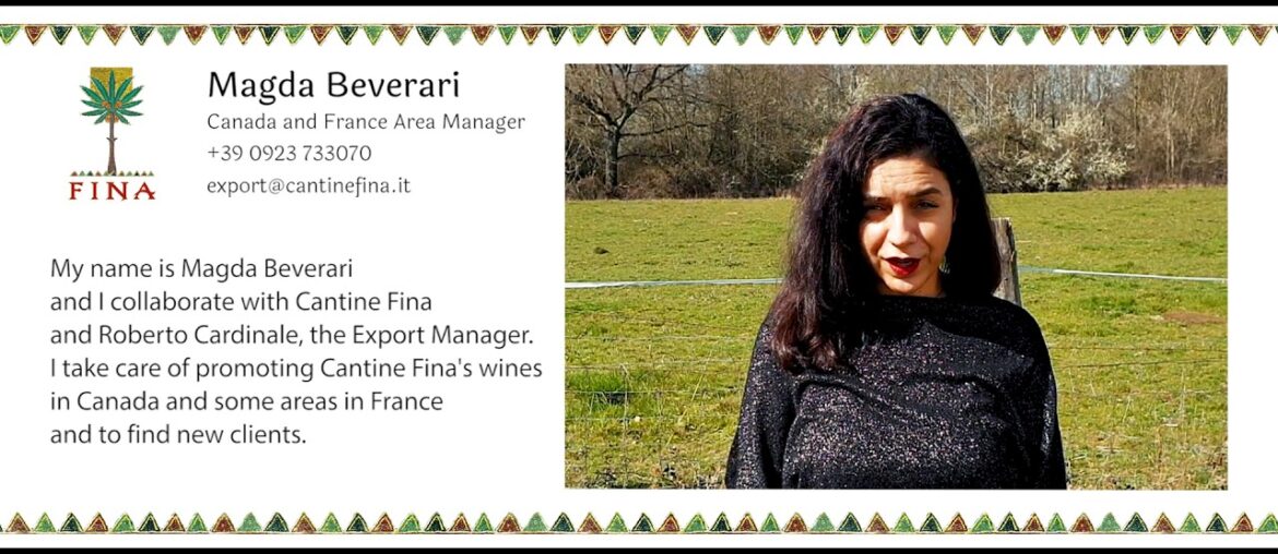 6 Magda Beverari – Canada Area Manager French language, English subtitles 6 Magda Beverari – Canada Area Manager French language, English subtitles