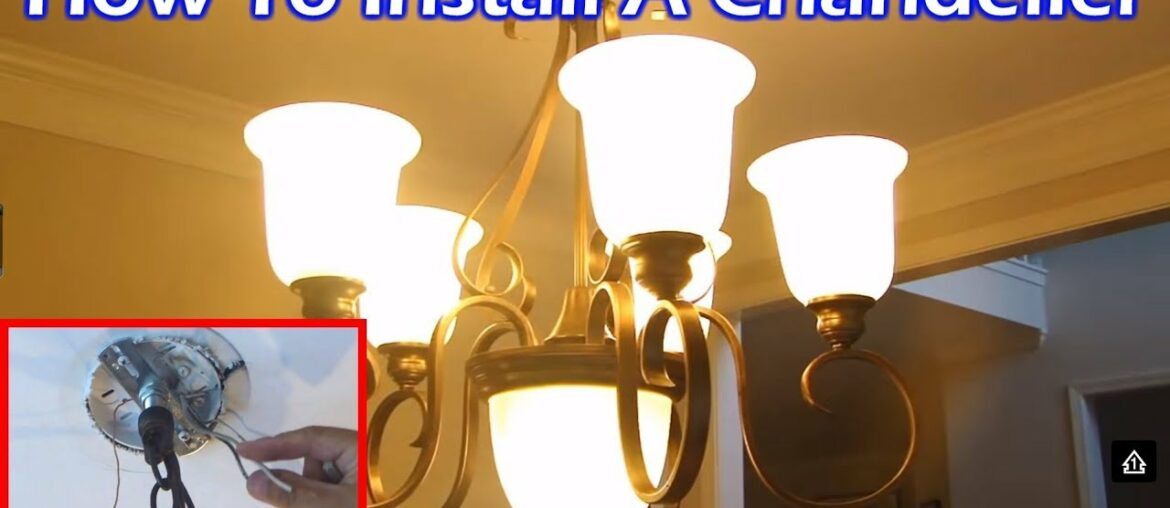 Install 6 Light Chandelier in Dining Room Install 6 Light Chandelier in Dining Room