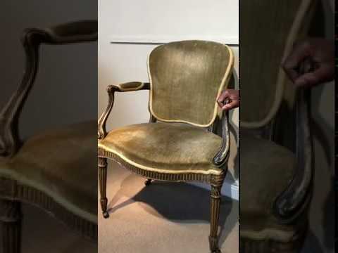 18th century single arm chair in the French taste 18th century single arm chair in the French taste